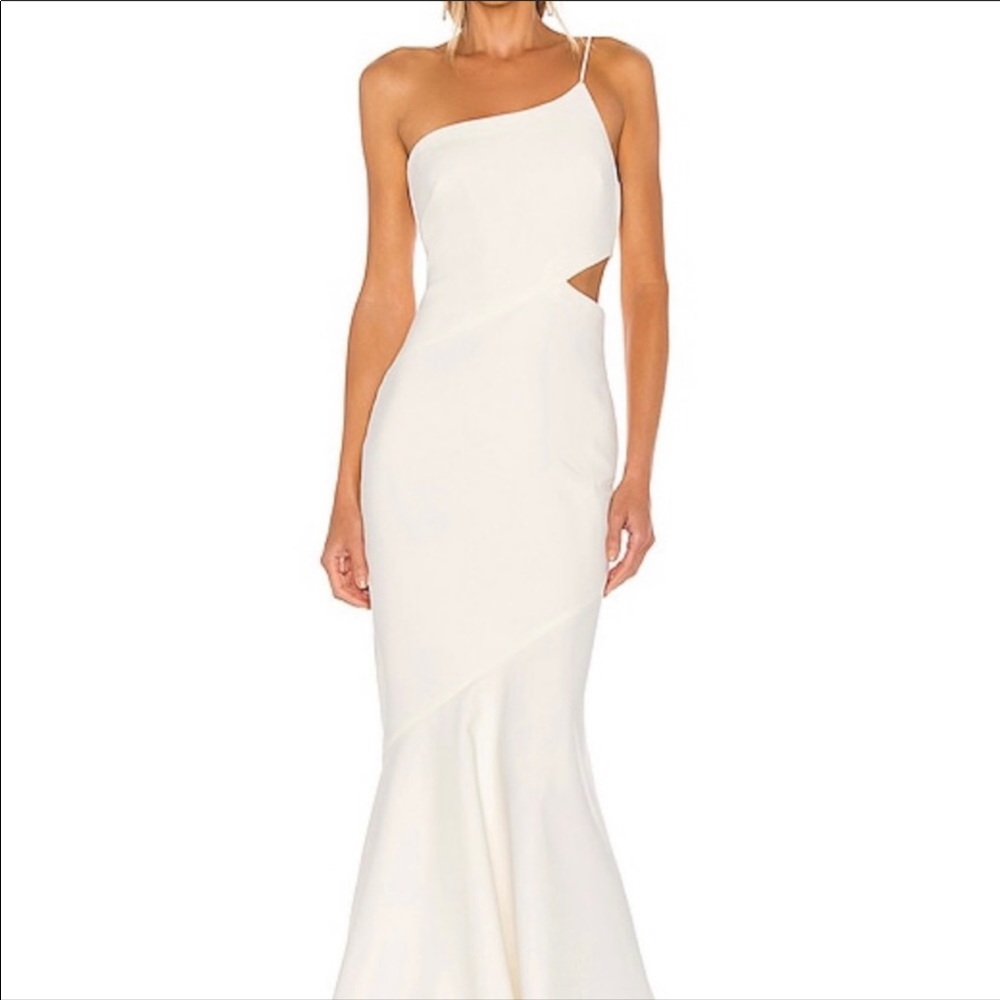 NWT Likely Fina Gown White
